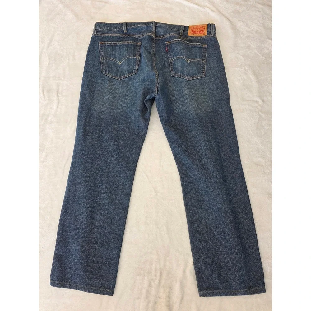 Levi Strauss 559 Relaxed Fit Straight Leg Jeans Mens‎ Blue Denim Size 42x32